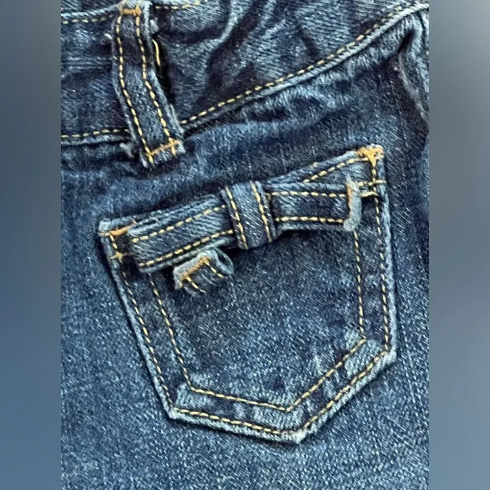 Gymboree size 7 bootcut jeans with rhinestone button